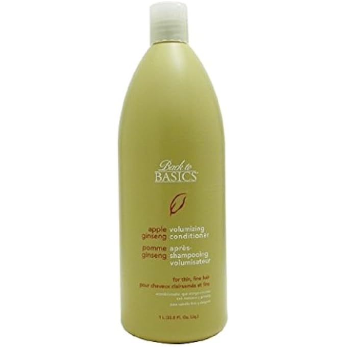 BACK TO BASICS APPLE GINSENG CONDITIONER FOR FINE HAIR, 33.8